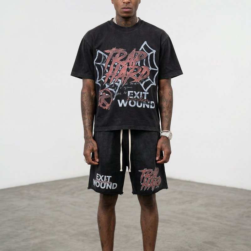 TRAP HARD T SHIRT (OVERSIZED)