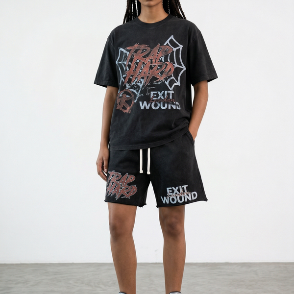 TRAP HARD SHORTS (OVERSIZED)